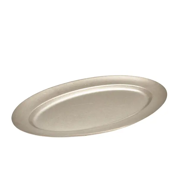 Genware Vintage Steel Large Oval Platter – 48 Cm (Case Of 6) 1