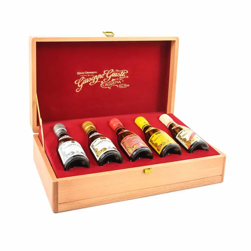 Giusti Historical Balsamic Vinegar Collection – Wooden Casket Edition 1