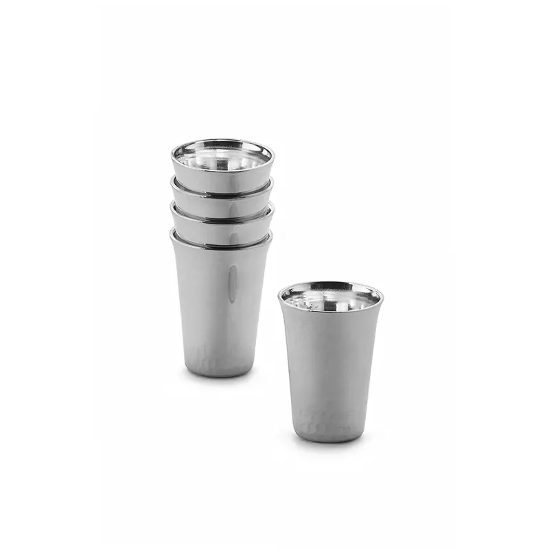 Gleyla Premium Silver Shot Glass Set – 6-Piece Collection 1