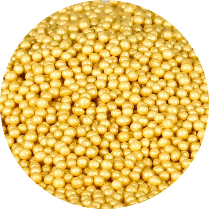 Gold Nonpareils – Shimmering Edible Decorations 1