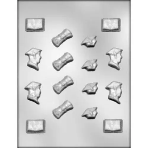 Graduation-Themed Chocolate Molding Tray 1