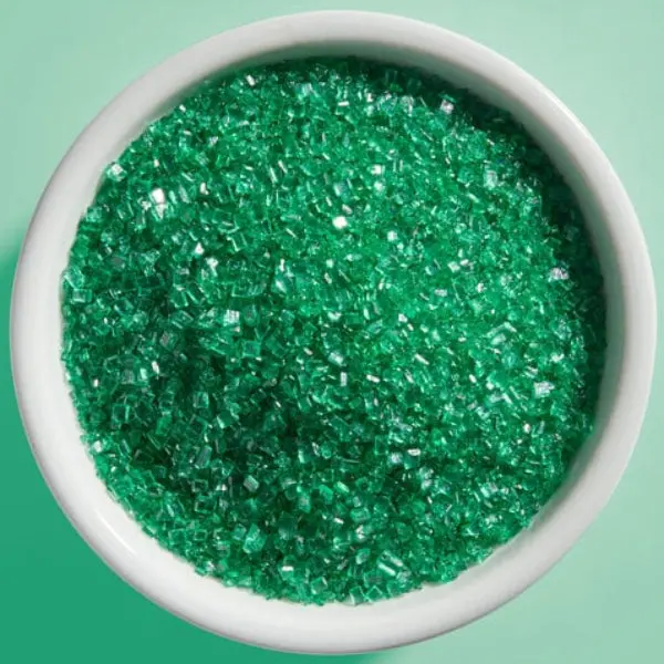 Green Sanding Sugar Crystals – Bright Confectionery Accent 1