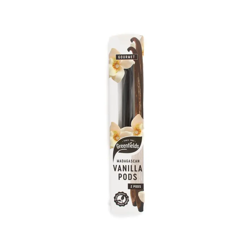 Greenfields Madagascar Vanilla Beans – 2 Whole Pods 1