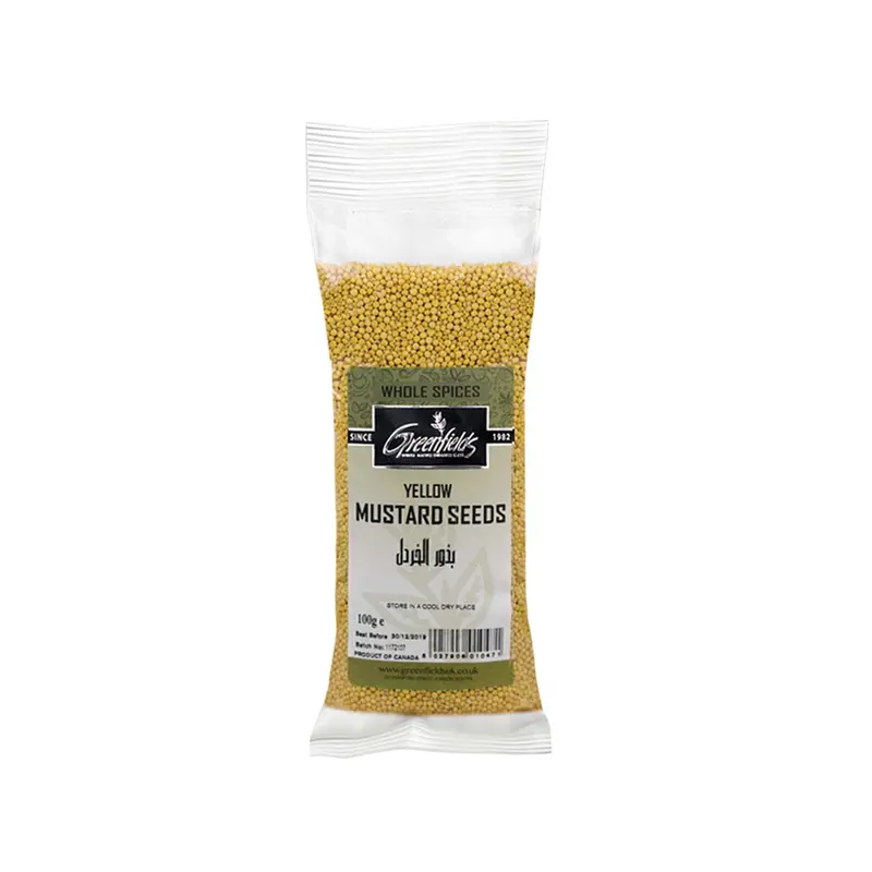 Greenfields Yellow Mustard Seeds – 100G Whole Grain 1