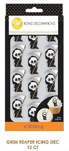 Grim Reaper Icing Decoration Set 1