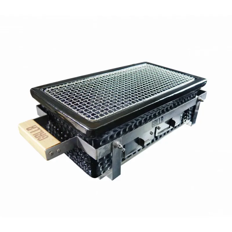 Grllr Osaka Shichirin Compact Tabletop Bbq – Black 1