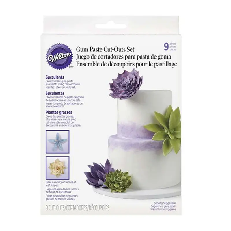 Gum Paste Succulent Cut-Out Templates 1