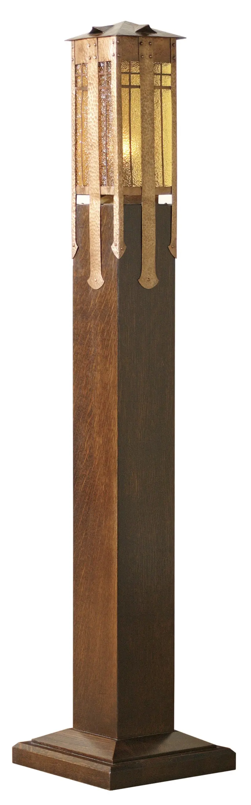 Gus Modern Newel Post Mount Lamp 1