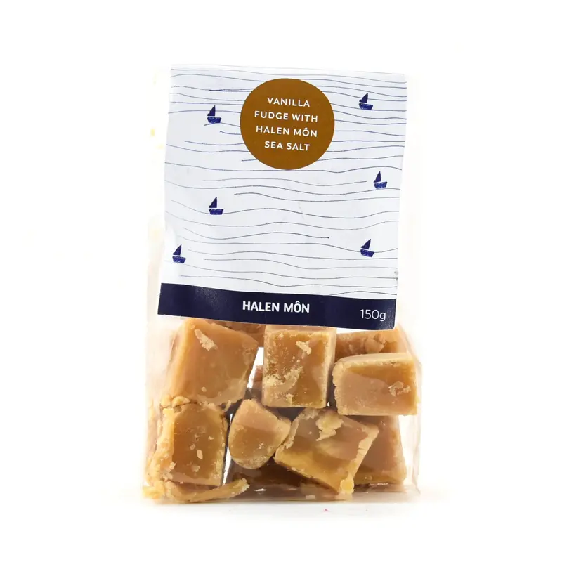Halen Mon Salted Vanilla Fudge Treat – 150G Gourmet Candy 1