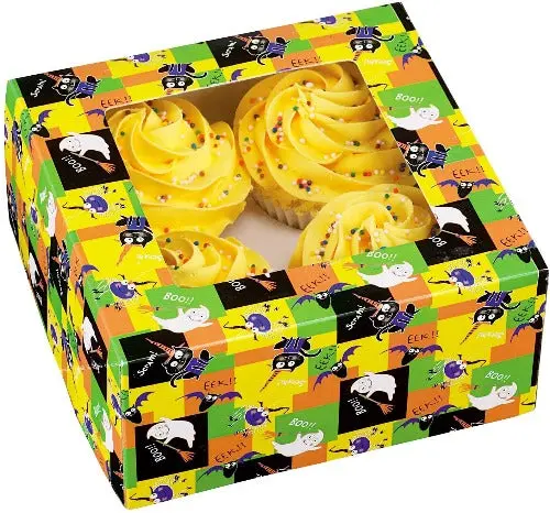 Halloween-Themed Cupcake Boxes – Festive Packaging 1