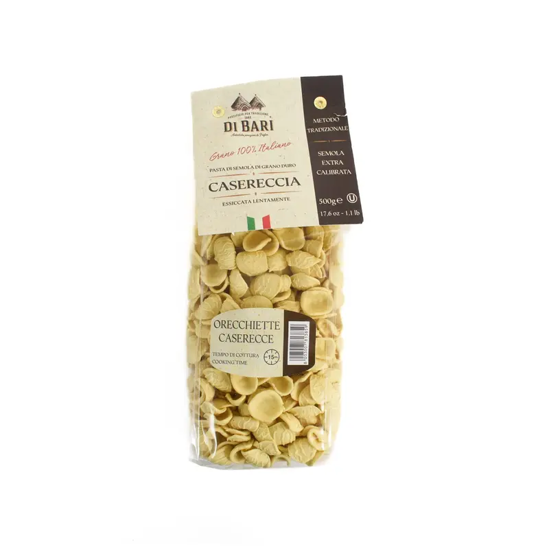 Handcrafted Orecchiette Pasta From Puglia By Di Bari – 500G 1