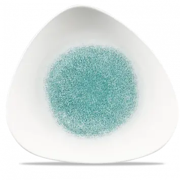 Handcrafted Raku Jade Green Lotus Serving Plate – 12 Inch Round, Pack Of 6 1