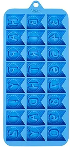 Happy Birthday Pennant Silicone Baking Mold For Fondant Or Chocolate 1