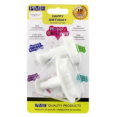Happy Birthday Plunger Cutter Set – 6-Piece Baking Kit 1