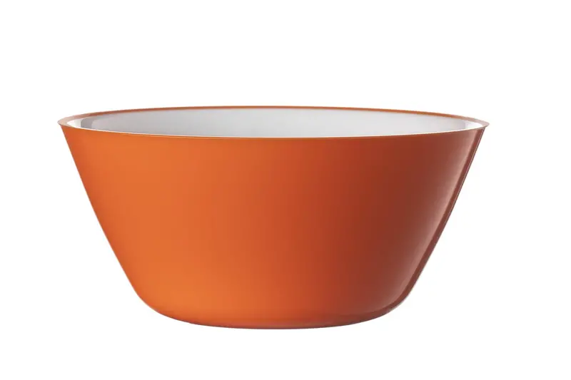 Harfield Orange 27Cm Acrylic Display Bowl 1