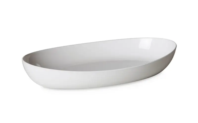 Harfield White 28X17X5Cm Acrylic Server Plate 1