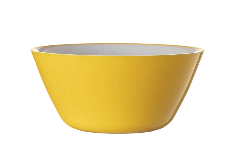 Harfield Yellow 27Cm Acrylic Display Bowl 1