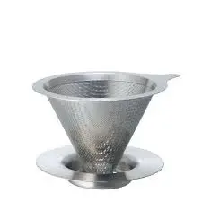 Hario V60 Stainless Steel Dripper (Size 02) 1
