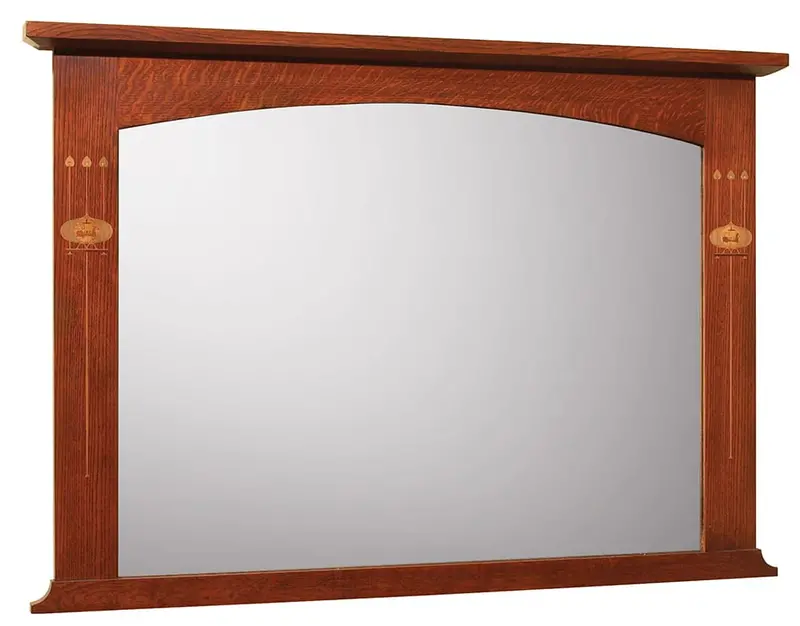 Harvey Ellis Decorative Inlaid Mirror 1