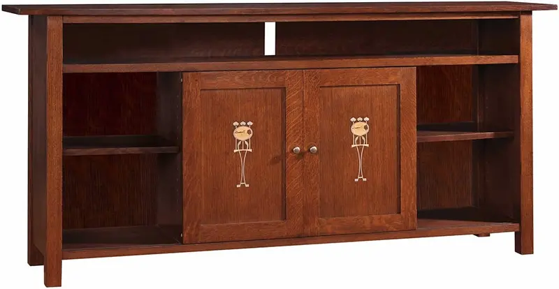 Harvey Ellis Media Console With Storage 1