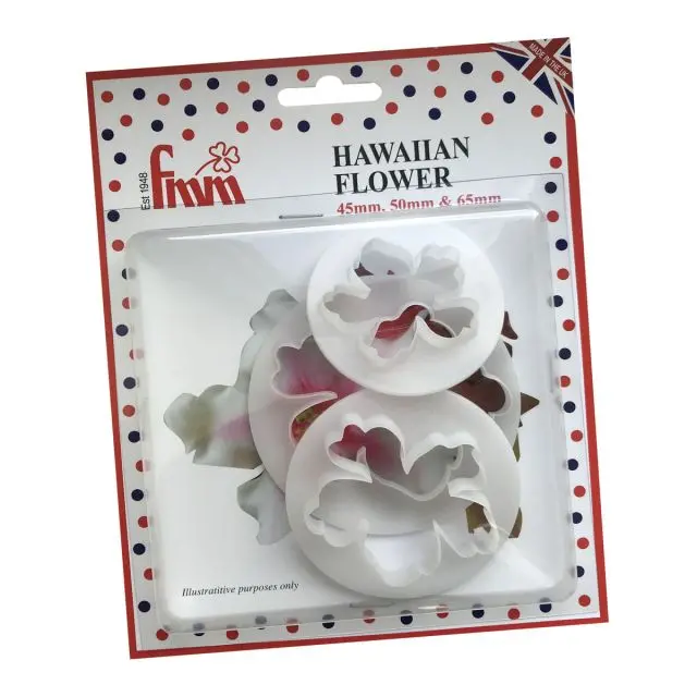 Hawaiian Flower Cookie Cutter Collection 1