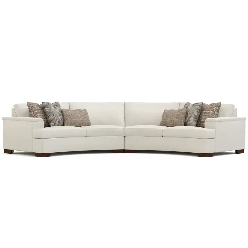 Hayward Compact Curved Sectional For Apartments 1