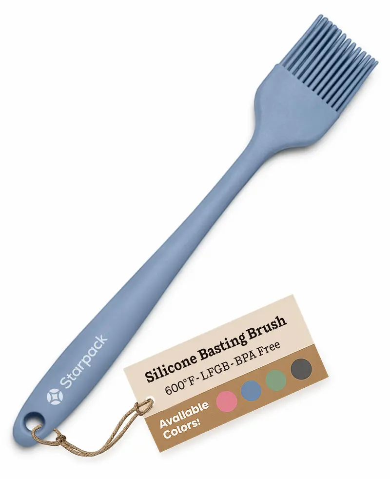 Heat-Resistant Silicone Basting Brush – Flexible Bristles 1
