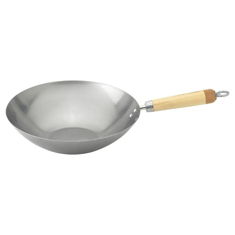 Helen Chen 12-Inch Carbon Steel Wok – Versatile Stir-Fry Pan 1