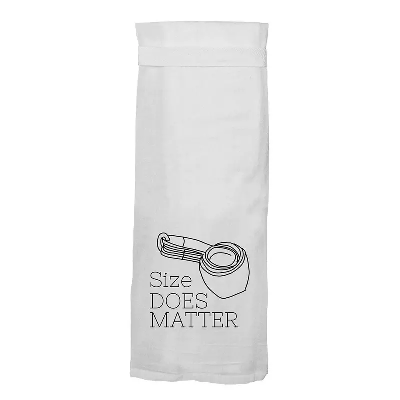 Hemmed Edge 100% Cotton Flour Sack Dish Towel – Hang Tight Loop Design 1