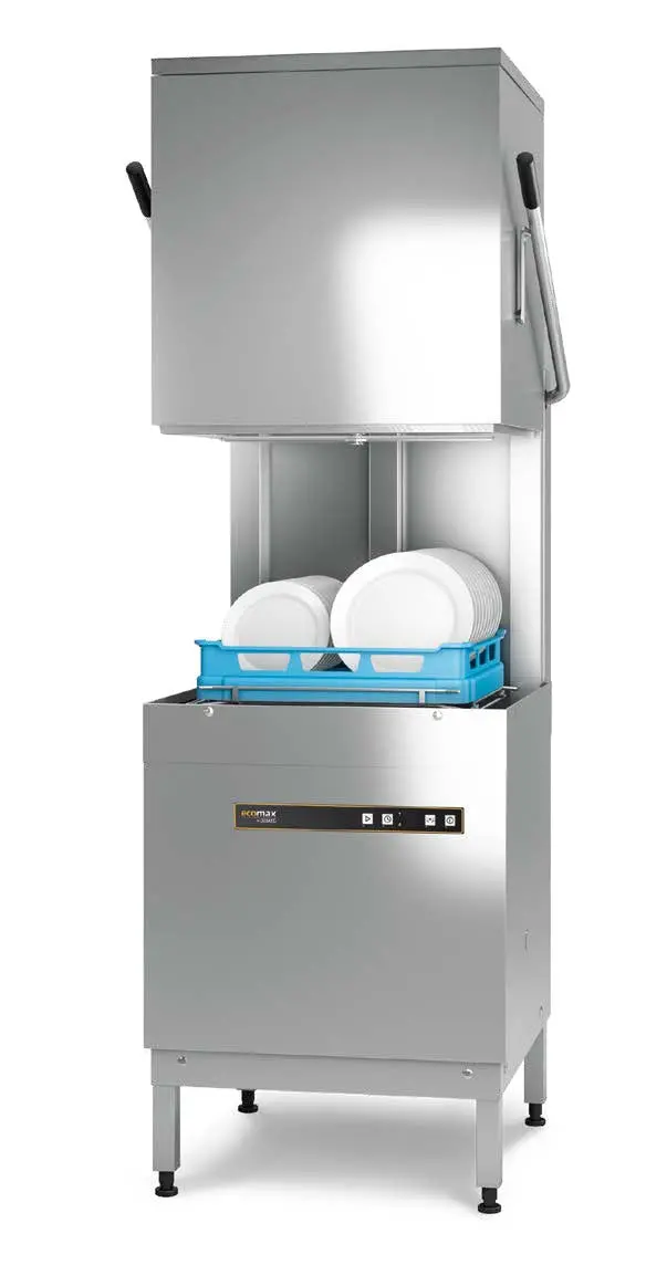 Hobart Ecomax H604-12B Pass-Through Dishwashing Machine 1