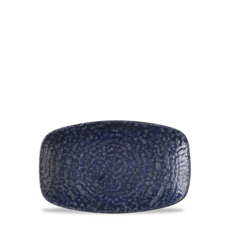 Homespun Chroma Twilight Oblong Chef’S Plate – 7.8" × 4.75", Pack Of 12 1