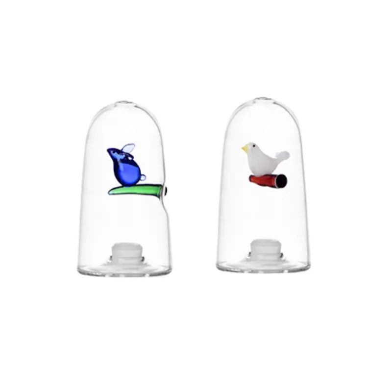Ichendorf Milano Dove & Rabbit Glass Salt And Pepper Shakers Set 1