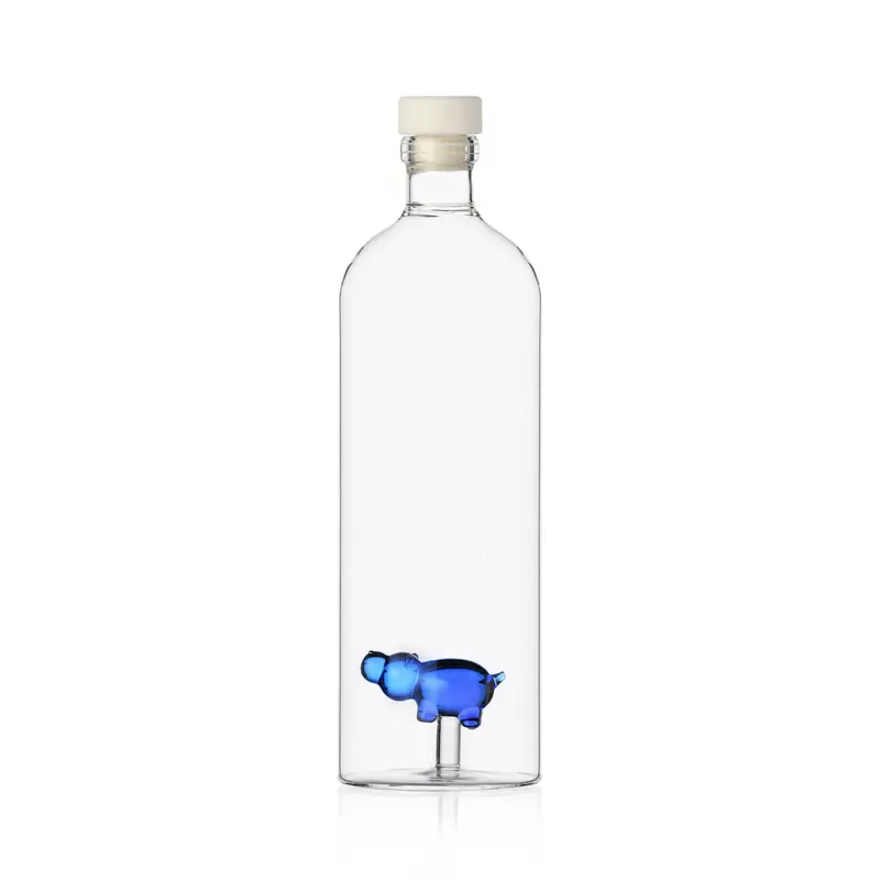 Ichendorf Milano Hippo-Design Glass Bottle, 1.15L 1