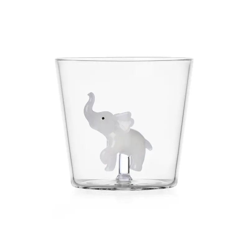 Ichendorf Milano White Elephant Decorative Tumbler – 300Ml 1