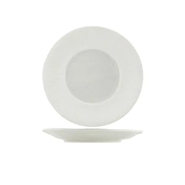 Incise Porcelain Lucine Winged Dinner Plate – 23Cm, Set Of 6 1