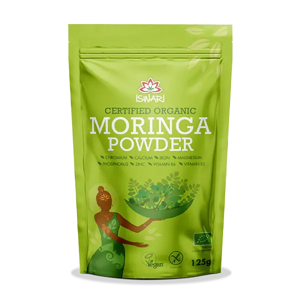 Iswari Moringa Leaf Powder – Nutrient-Dense Green Superfood (126G) 1