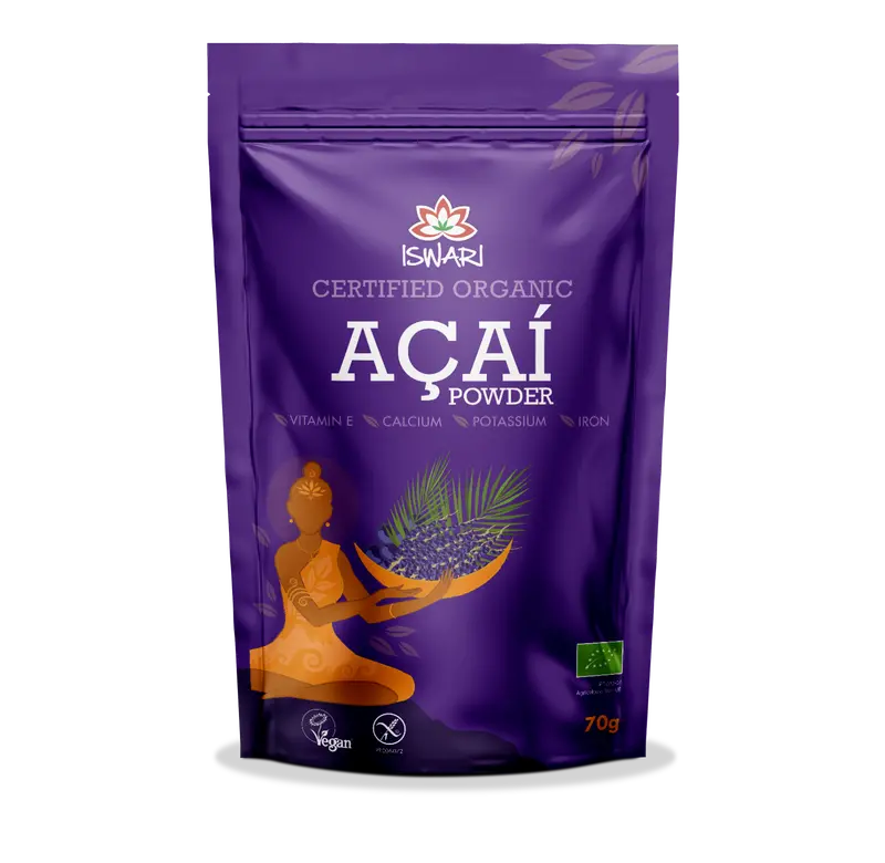 Iswari Organic Acai Berry Powder – 70G Superfood Boost 1