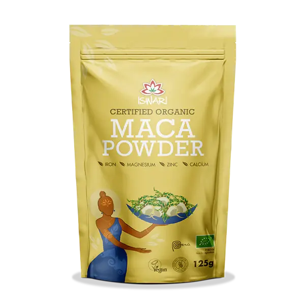 Iswari Organic Maca Root Powder – 125G Daily Vitality Boost 1