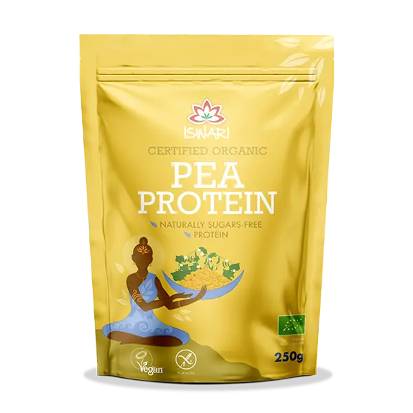 Iswari Pea Protein Powder – Plant-Based, Neutral-Taste Protein (250G) 1