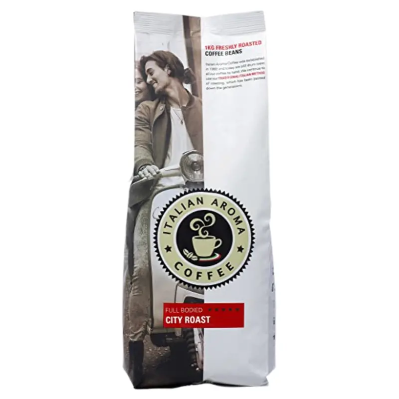 Italian Aroma City Roast Whole Bean Coffee – 1Kg All-Rounder Blend 1