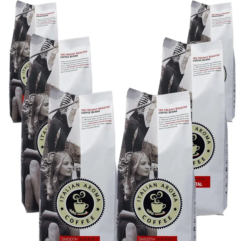 Italian Aroma Continental Espresso Beans – 6Kg Strong, Full-Bodied Roast 1