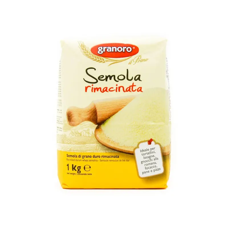 Italian Rimacinata Durum Semolina Flour – 1Kg Ultra-Fine Milled For Pasta & Couscous 1