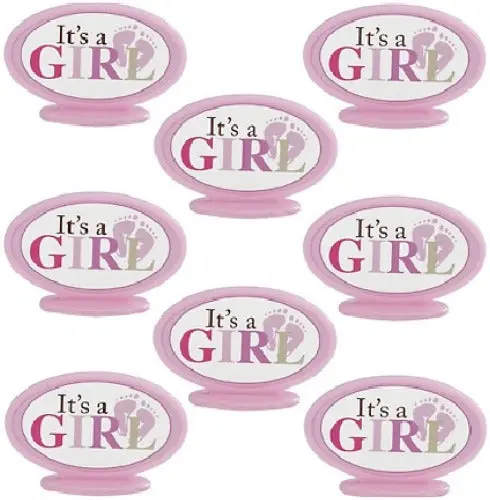 It'S A Girl Celebration Cupcake Toppers 1