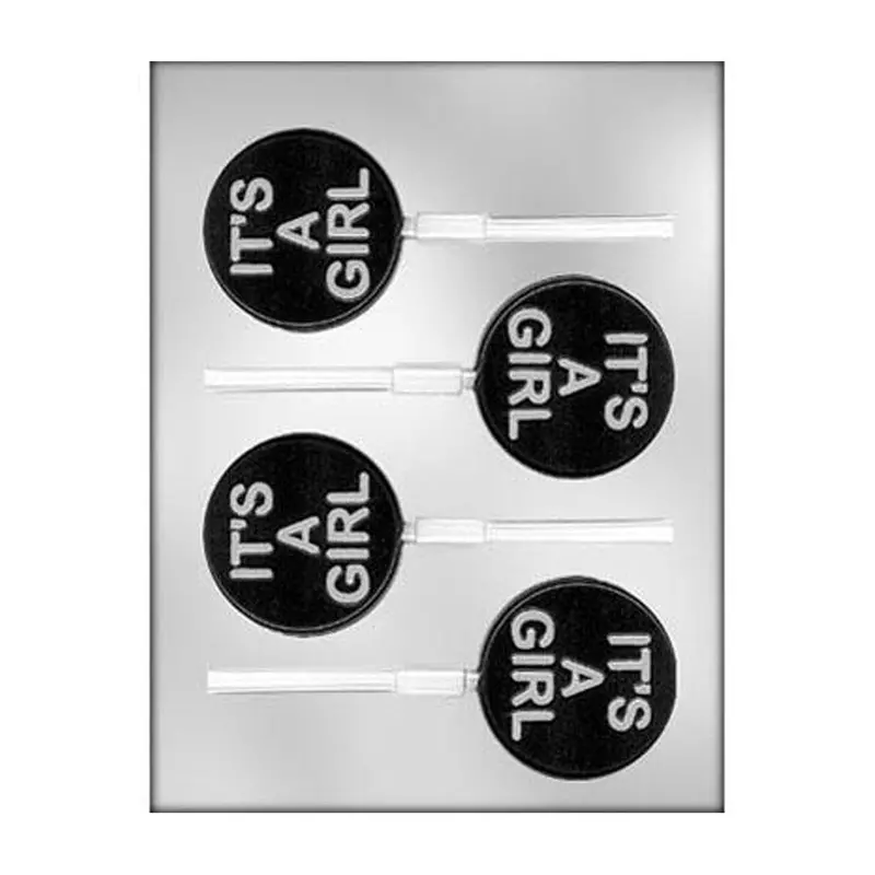 It'S A Girl Chocolate Mold – 2.5-Inch Celebration Shape 1