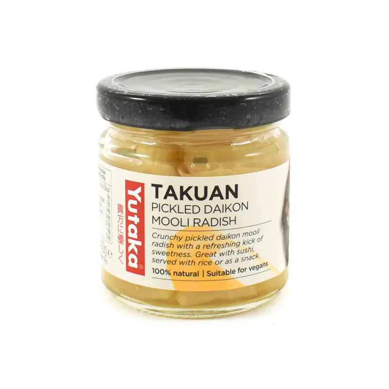 Japanese Takuan Pickled Daikon Radish – 110G Jar 1