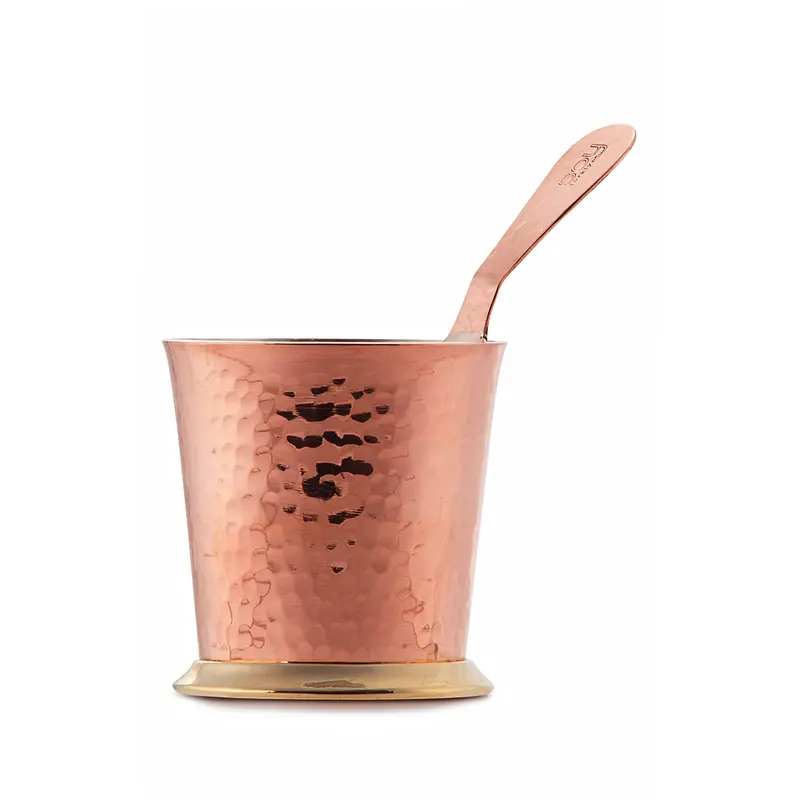 Jülidé Traditional Julep Cup – Copper-Plated Stainless Steel 1