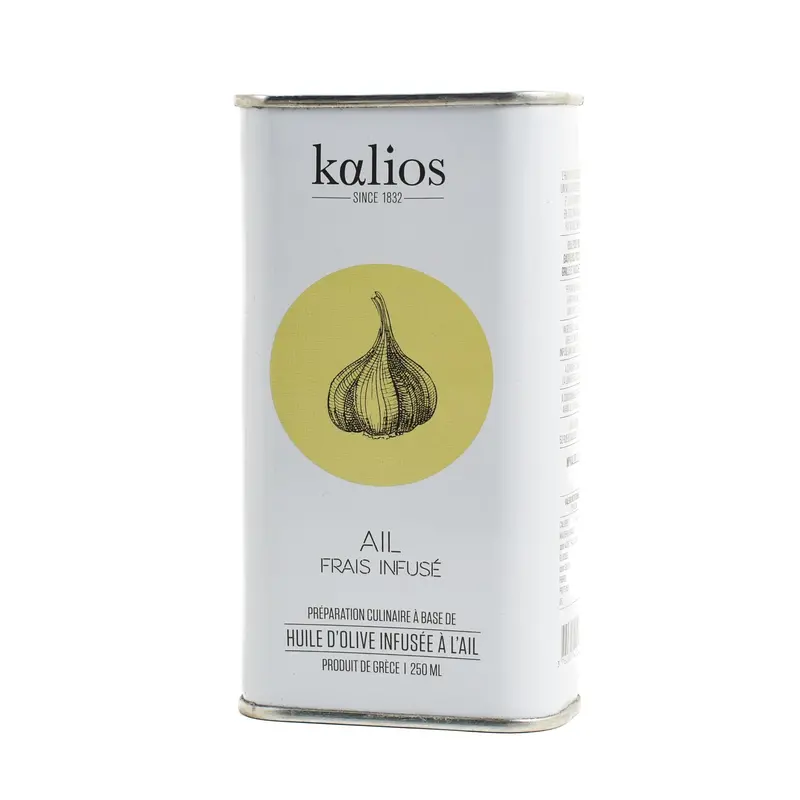 Kalios Garlic Infused Extra Virgin Olive Oil – Cold-Infused, 250Ml 1
