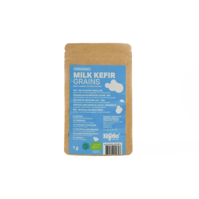 Kefirko Active Milk Kefir Grains – 2G Premium Starter Culture 1