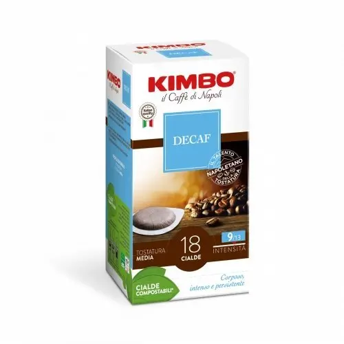 Kimbo Decaf Ese Espresso Pods – 100 × 7G Pre-Portioned Decaffeinated Discs 1