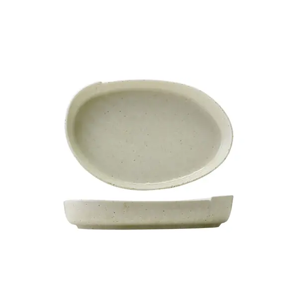 Kozo Shiro Porcelain Oval Plate – 23 Cm Length, Pack Of 6 1